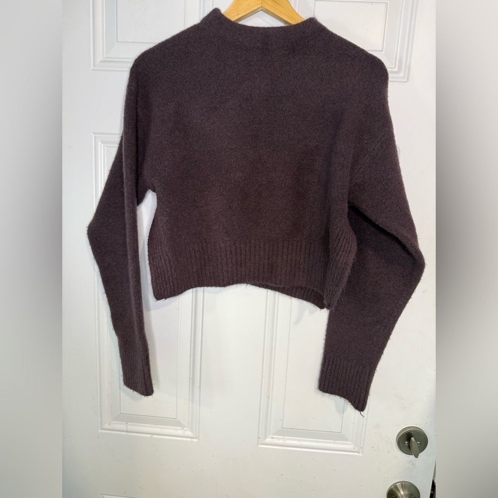 Zara Purple Cowl Neck Sweater